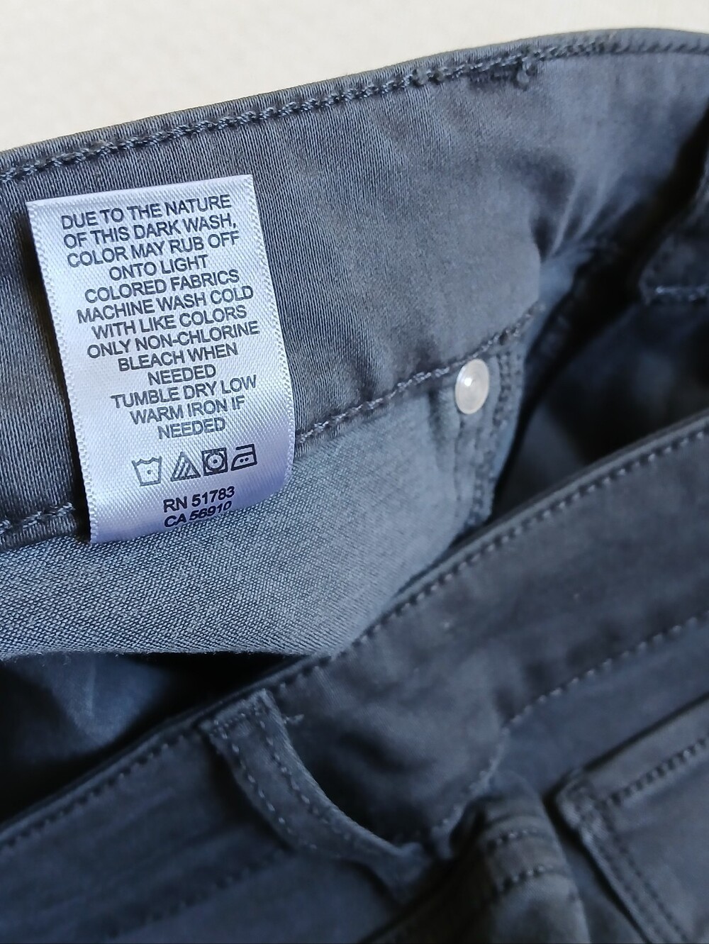 maurices ♡ jegging midrise denim flex gray large casual minimalist basics quiet - Picture 9 of 9